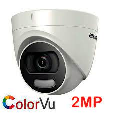 Camara Domo HikVision ColorVU 2MP METALICA